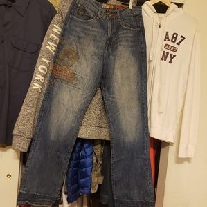 MEN'S AKADEMIKS DESIGNER STRAIGHT LEG JEANS